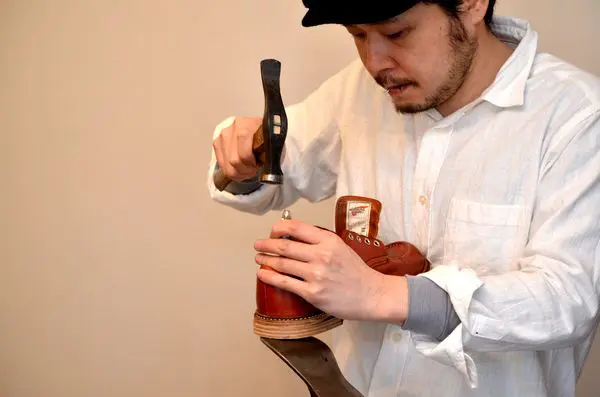 ヒールブロックい釘打ち