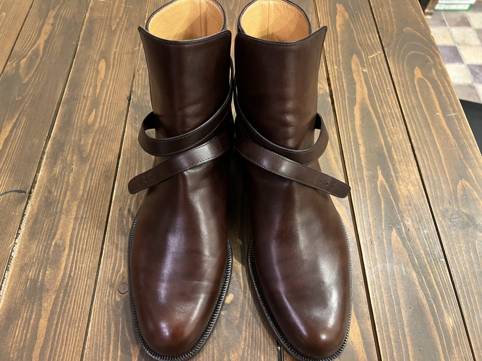 TANINO CRISCI ﾀﾆﾉｸﾘｽﾁｰ Jodhpur boots (half sole&toe steel 