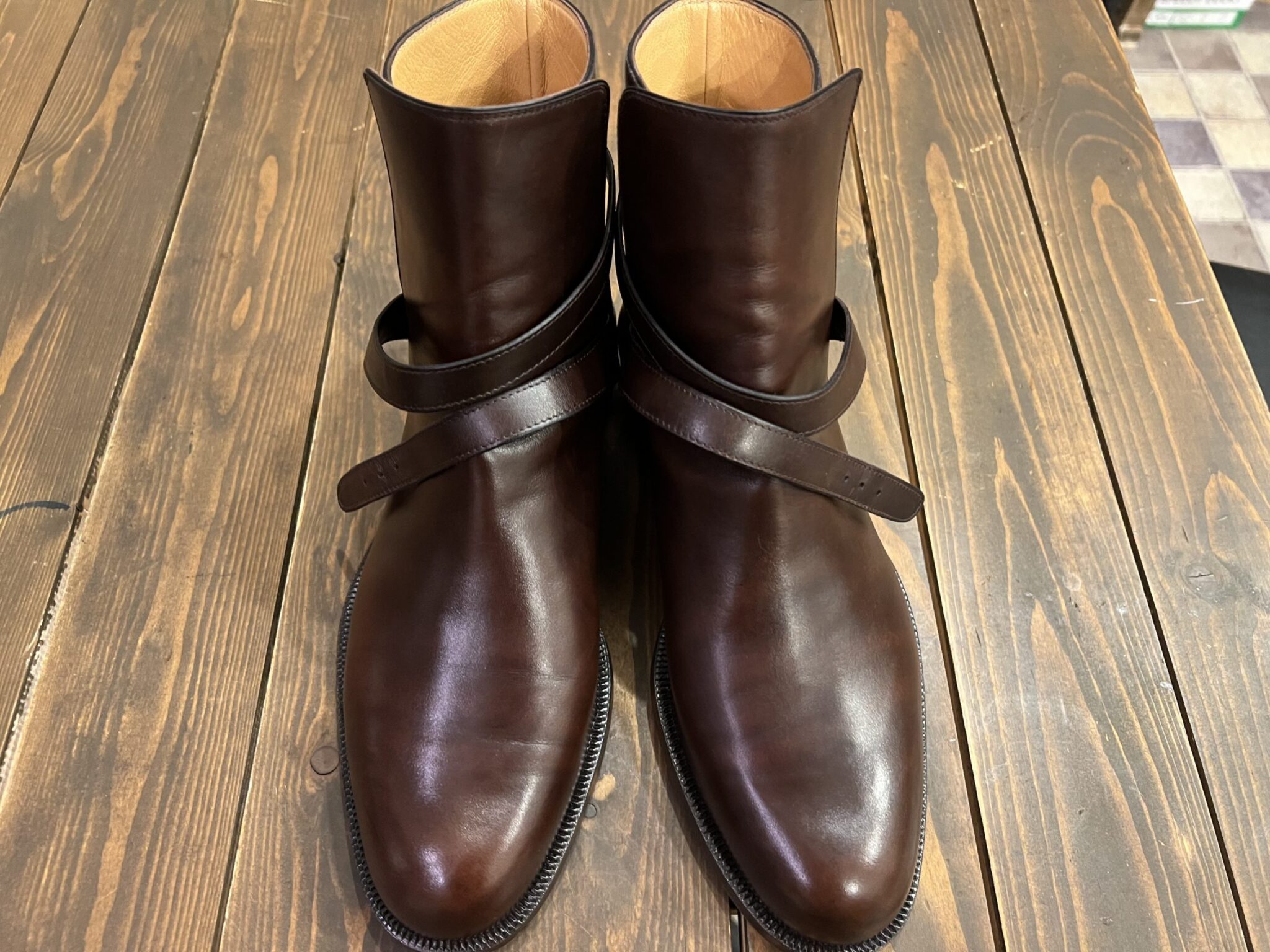 TANINO CRISCI ﾀﾆﾉｸﾘｽﾁｰ Jodhpur boots (half sole&toe steel